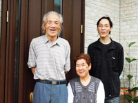 ご夫婦と東京にお住まいの息子さま