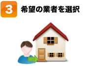 希望に合った業者を選択